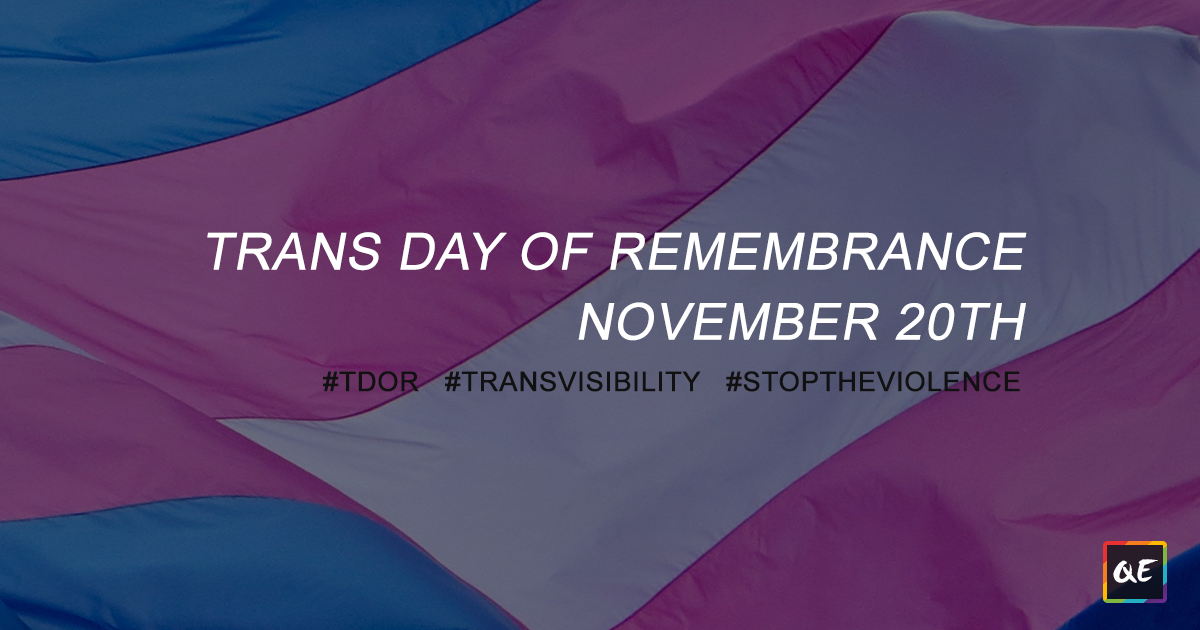 QueerEvents.ca - Transgender themed banner image