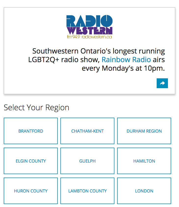 Example of Content and Sidebar Ads