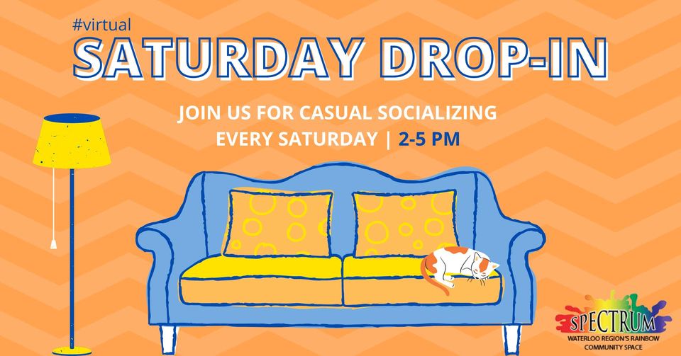 QueerEvents.ca - virtual event listing - spectrum waterloo weekly virtualsocial event